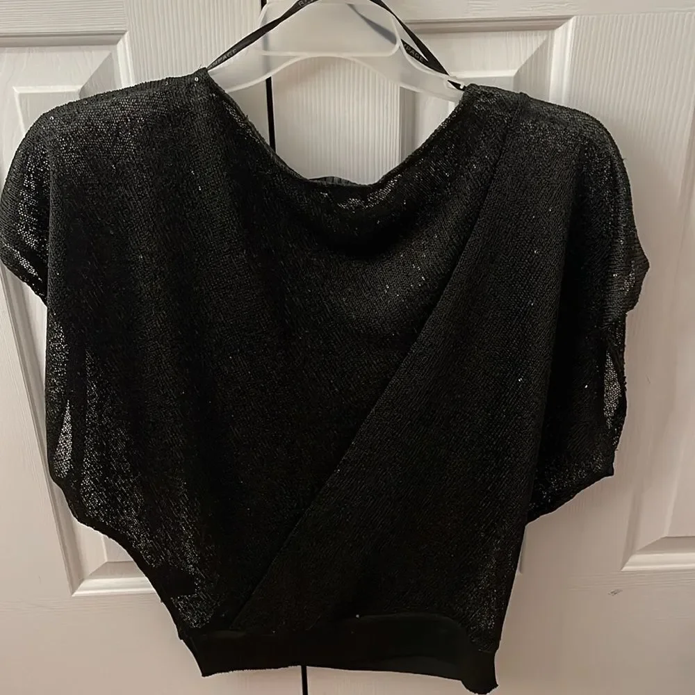 Black Sheer Top - Picture 4 of 4